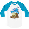 sticker box 3/4 Sleeve Shirt