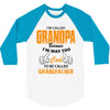 grandpaI'm Called Grandpa Because I'm Way Too Cool To Be Called Grandf 3/4 Sleeve Shirt