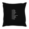 beard length chart funny professor grandpa mustache humor Throw Pillow