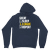 eat sleep league Hoodie