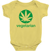 vegetarian sweet leaf Baby Onesie