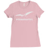 pterodactyl dinosaur Ladies Fitted T-Shirt