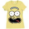pickle rick face Ladies Fitted T-Shirt