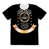 the birth of legend vintage est. 1987 premium quality aged to perfecti All Over Women's T-shirt