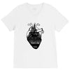 eiffel heart V-Neck Tee