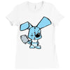 evil rabbit Ladies Fitted T-Shirt