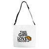 This Girl Loves Tacos Adjustable Strap Totes
