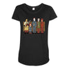 king of the hell Maternity Scoop Neck T-shirt