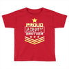 military, proud us army brother veteran u Toddler T-shirt