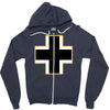 german insignia roundel luftwaffe Zipper Hoodie