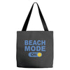 beach mode on Tote Bags