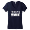 Believe Women Women's V-Neck T-Shirt