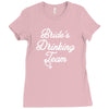 bride's drinking team diamond ring bachelorette Ladies Fitted T-Shirt