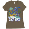motorbike, love riding my dirtbike 1 Ladies Fitted T-Shirt