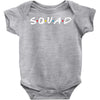 squad friends parody Baby Bodysuit