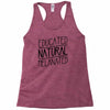 educated, natural, melanated Racerback Tank