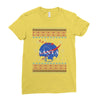 santa christmas Ladies Fitted T-Shirt