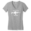 black guns matter Women's V-Neck T-Shirt