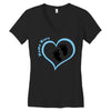 Baby Boy with Heart Any Name Customized Women's V-Neck T-Shirt