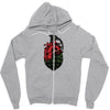 heard granade Zipper Hoodie