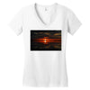 Florida Sunset Women's V-Neck T-Shirt