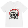 skull biker V-Neck Tee