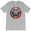 cotton captain america shield distressed, ideal gift or present T-Shirt
