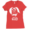 chewbecca star wars ciube chewbacca film cinema&amp;tv Ladies Fitted T-Shirt
