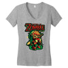 legend of zombies Women's V-Neck T-Shirt