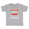 santa only comes once a year daddy is always here to cheer Toddler T-shirt