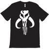 mandalorian symbol star wars tee boba fett bantha skull jedi sith T-Shirt