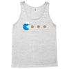 funny 80s pacman cookie monster retro gaming Tank Top