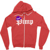 pimp hip hop Zipper Hoodie