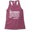 The Notorious, Undisputed World Champion Racerback Tank