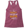 I'm an august woman I was born with my heart Racerback Tank