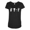 zebra Maternity Scoop Neck T-shirt