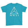 mmxi roman numerals triangle Youth Tee
