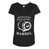 why have a six pack when you can have a barrel Maternity Scoop Neck T-shirt