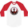 Rebel Alliance Logo 3/4 Sleeve Shirt