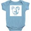salvador dali face surrealist artist Baby Onesie