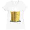 oh hay oh hey girl boy funny pun Ladies Fitted T-Shirt