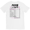 June Girl Facts Gemini V-Neck Tee