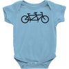 bike tandem Baby Onesie