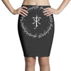 tolkien ring inscriptions Pencil Skirts