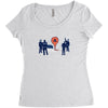 map marker death Women's Triblend Scoop T-shirt