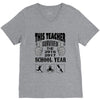 This Teacher Survived The 2016 2017 School Year V-Neck Tee