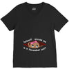 November Peeking Out Baby Girl V-Neck Tee
