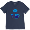 mucho vino V-Neck Tee