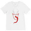 monster face V-Neck Tee
