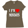 i f'n heart  mondays girls Ladies Fitted T-Shirt